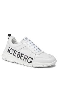 Iceberg Sneakersy Gregor IU1631 Biały. Kolor: biały. Materiał: skóra #4