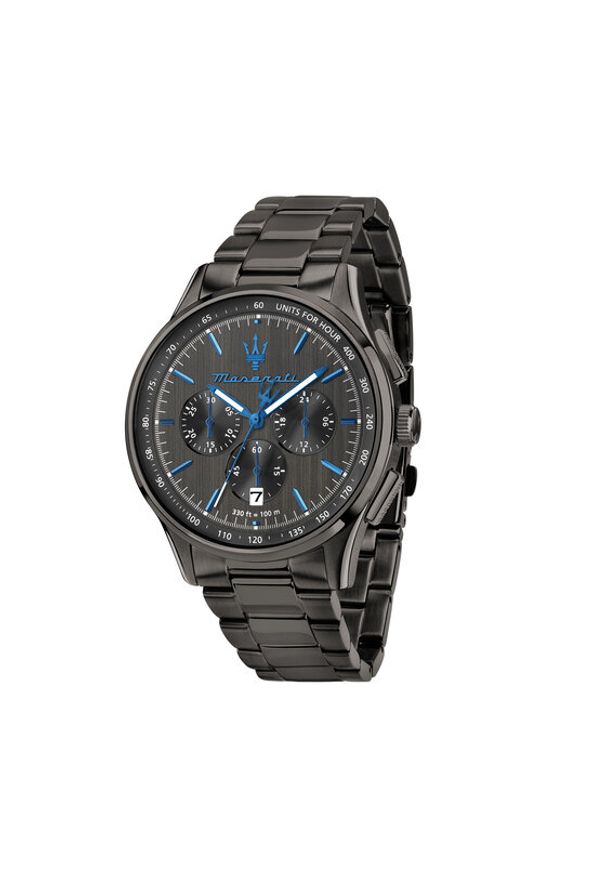 Maserati Zegarek Sorpasso R8873654002 Czarny. Kolor: czarny