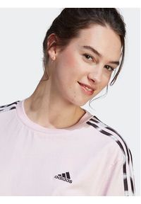 Adidas - adidas T-Shirt IL5870 Różowy Loose Fit. Kolor: różowy. Materiał: bawełna #9