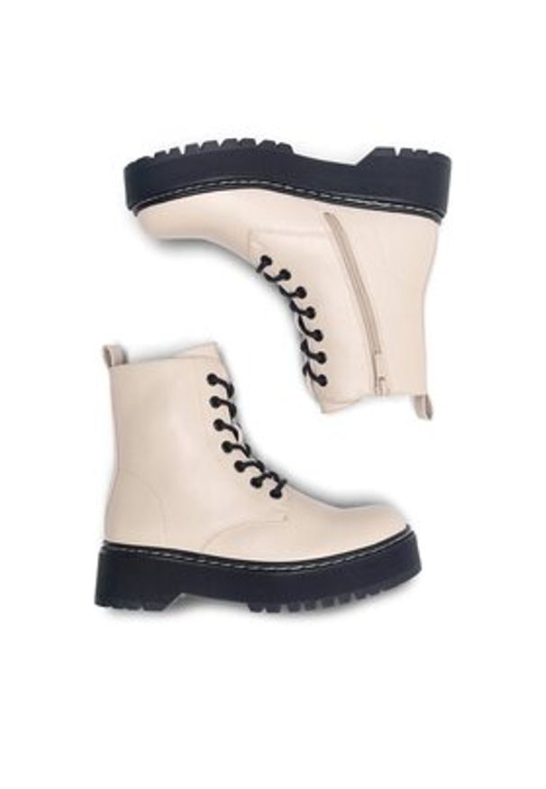 Jenny Fairy Trzewiki WSD1916-01M Beżowy. Kolor: beżowy. Materiał: skóra