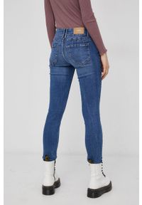 Vero Moda Jeansy damskie high waist. Stan: podwyższony. Kolor: niebieski
