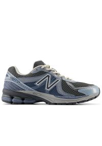Buty New Balance 860v2 ML860RC2 - niebieskie. Okazja: na co dzień. Kolor: niebieski. Materiał: guma, materiał, syntetyk. Szerokość cholewki: normalna. Sport: turystyka piesza