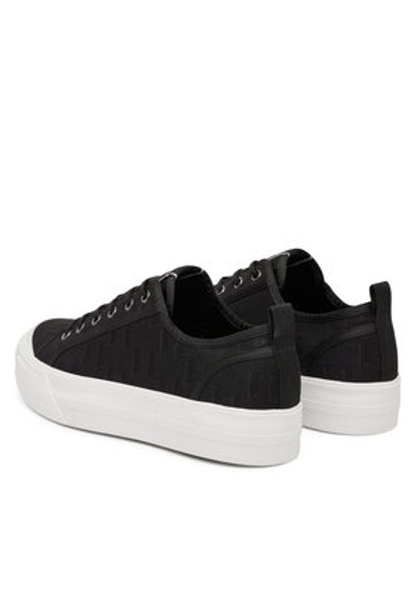 Karl Lagerfeld - KARL LAGERFELD Trampki Kampus Max V KL50526 Czarny. Kolor: czarny. Materiał: materiał
