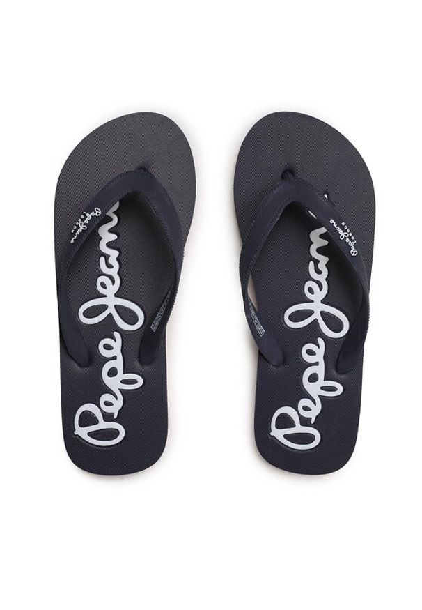 Pepe Jeans Japonki Bay Beach Basic M PMS70128 Granatowy. Kolor: niebieski