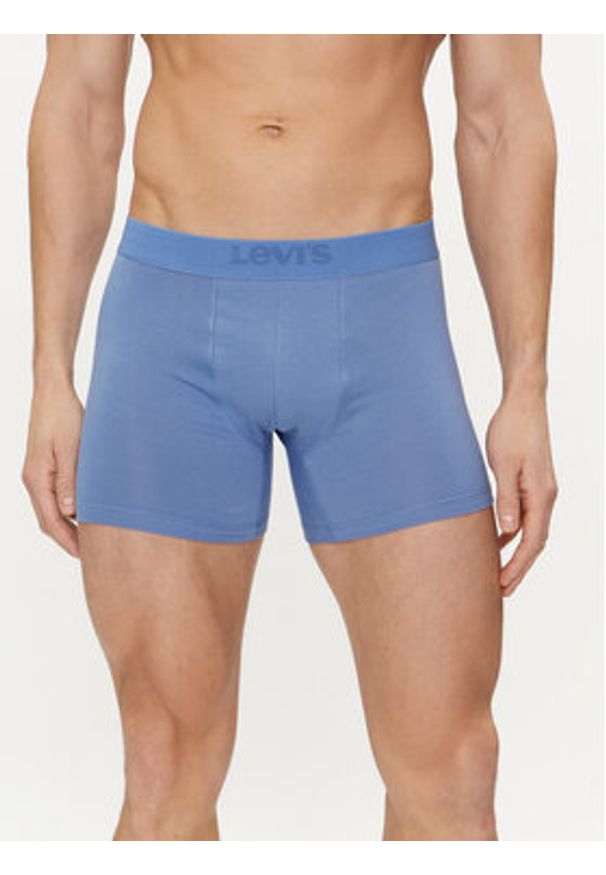 Levi's® Komplet 2 par bokserek Solid 37149-0988 Niebieski. Kolor: niebieski. Materiał: bawełna
