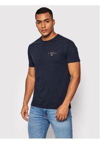 Napapijri T-Shirt Selbas NP0A4GBQ Granatowy Regular Fit. Kolor: niebieski. Materiał: bawełna