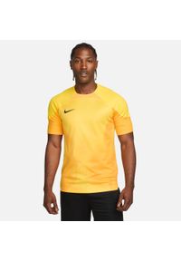 Koszulka treningowa męska Nike Gardien IV. Kolor: żółty, wielokolorowy. Długość rękawa: krótki rękaw. Długość: krótkie. Sport: piłka nożna
