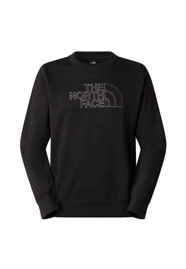 Bluza męska The North Face Drew Peak Light 0A8C1CW9O1 - czarna. Typ kołnierza: bez kaptura. Kolor: czarny. Materiał: bawełna, poliester. Długość rękawa: długi rękaw. Długość: długie. Sport: wspinaczka