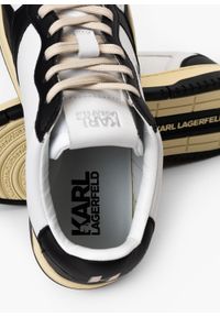 Karl Lagerfeld - Sneakersy męskie KARL LAGERFELD KREW KL KOUNTER LO LACE. Okazja: na co dzień, na spacer, do pracy. Kolor: czarny. Sport: turystyka piesza