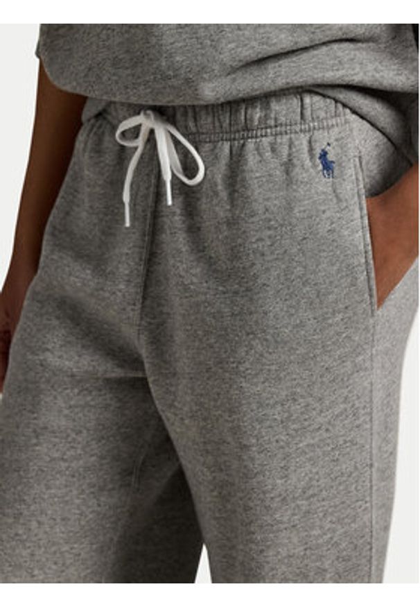 Polo Ralph Lauren Spodnie dresowe 211977959004 Szary Wide Leg. Kolor: szary. Materiał: bawełna
