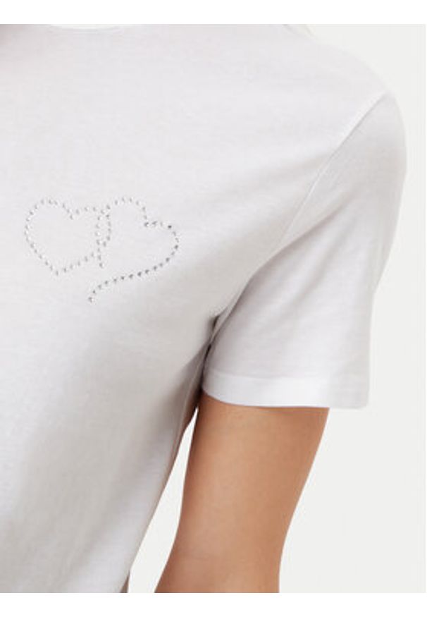 only - ONLY T-Shirt Ariana 15343771 Biały Regular Fit. Kolor: biały. Materiał: bawełna