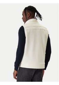TOMMY HILFIGER - Tommy Hilfiger Kamizelka Mix Media Ess MW0MW41441 Écru Regular Fit. Materiał: bawełna #4
