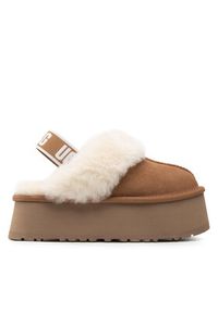 Ugg Kapcie W Funkette 1113474 Brązowy. Kolor: brązowy. Materiał: zamsz, skóra #3