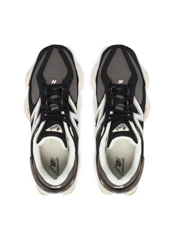 New Balance Sneakersy U9060510 M Czarny. Kolor: czarny. Materiał: skóra, zamsz