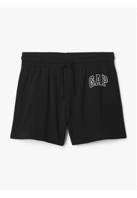 GAP - Gap Szorty sportowe 870535-03 Czarny Regular Fit. Kolor: czarny. Materiał: bawełna #3