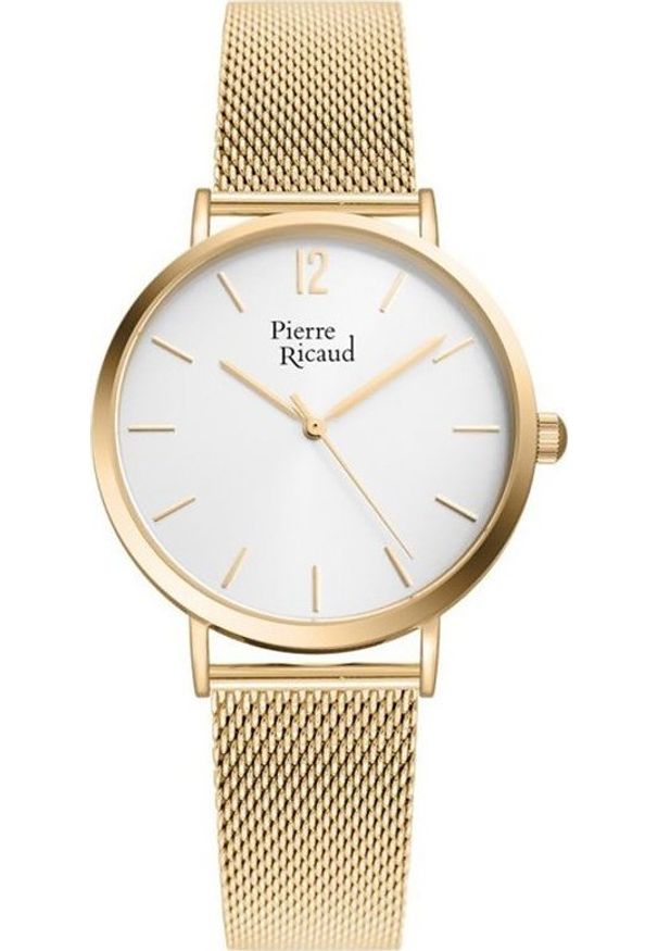 Zegarek Pierre Ricaud Zegarek damski Pierre Ricaud P22025.1153Q złoty. Kolor: złoty