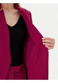 DKNY Marynarka P9RCAAWI Bordowy Regular Fit. Kolor: czerwony. Materiał: syntetyk #3