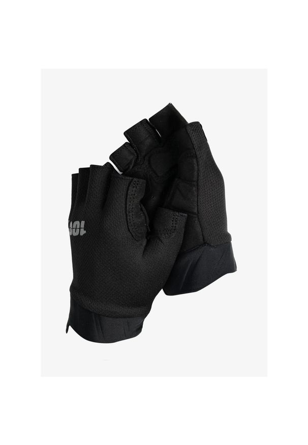 Rękawiczki rowerowe damskie 100% Exceeda Gel Short Finger Gloves. Kolor: czarny