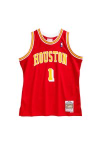 Mitchell & Ness - Koszulka NBA Houston Rockets Tracy Mcgrady. Kolor: czerwony. Sport: koszykówka #1