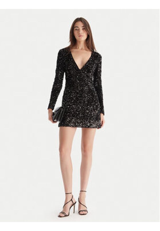 BARDOT - Bardot Sukienka koktajlowa Eida 60054DB Czarny Regular Fit. Kolor: czarny. Materiał: syntetyk. Styl: wizytowy