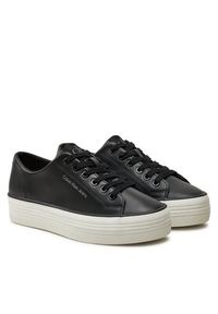 Calvin Klein Jeans Tenisówki Bold Vulc Flatf Low Lth In YW0YW01633 Czarny. Kolor: czarny. Materiał: skóra #3