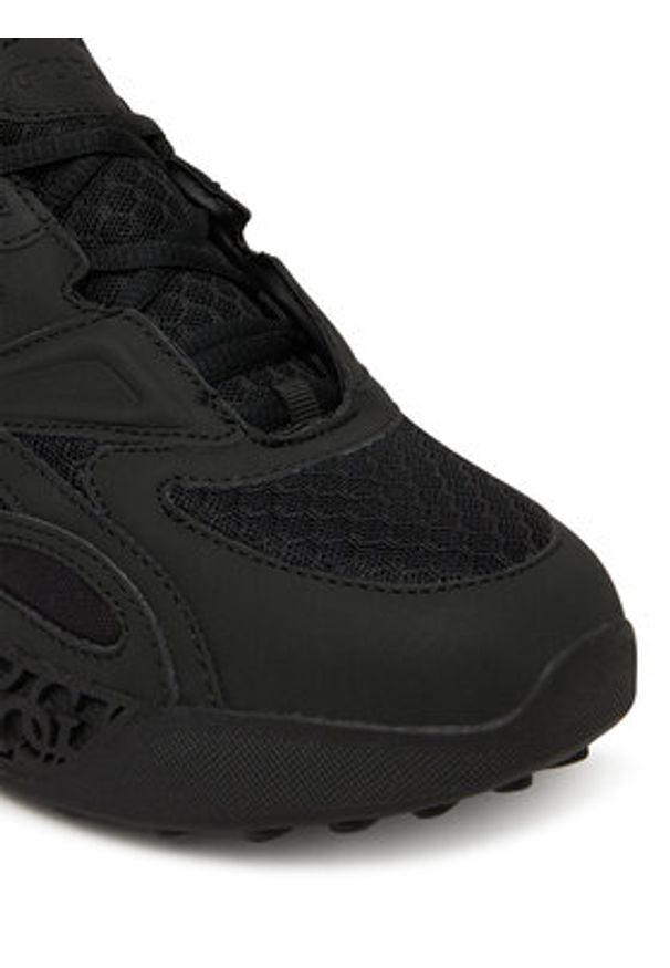 Guess Sneakersy FLTSWA LEA12 Czarny. Kolor: czarny. Materiał: skóra