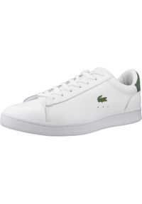 Tenisówki Lacoste Model Carnaby Set Kolor Biały. Kolor: biały. Materiał: skóra, tkanina