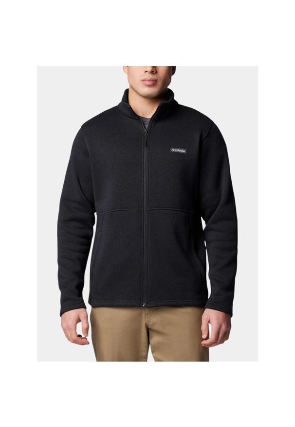 columbia - Bluza Polarowa Męska Columbia Alto Pass. Typ kołnierza: polo. Kolor: czarny. Materiał: polar. Sport: turystyka piesza