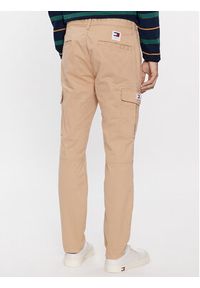 Tommy Jeans Spodnie materiałowe Austin DM0DM18341 Beżowy Slim Fit. Kolor: beżowy. Materiał: bawełna #6
