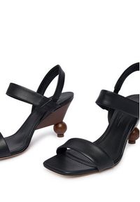 Weekend Max Mara Sandały 2615521015600 Czarny. Kolor: czarny. Materiał: skóra #6