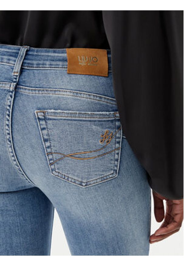 Liu Jo Jeansy UA5013 DS058 Niebieski Skinny Fit. Kolor: niebieski