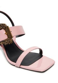 Versace Jeans Couture Sandały 78VA3S71 Różowy. Kolor: różowy. Materiał: skóra #4