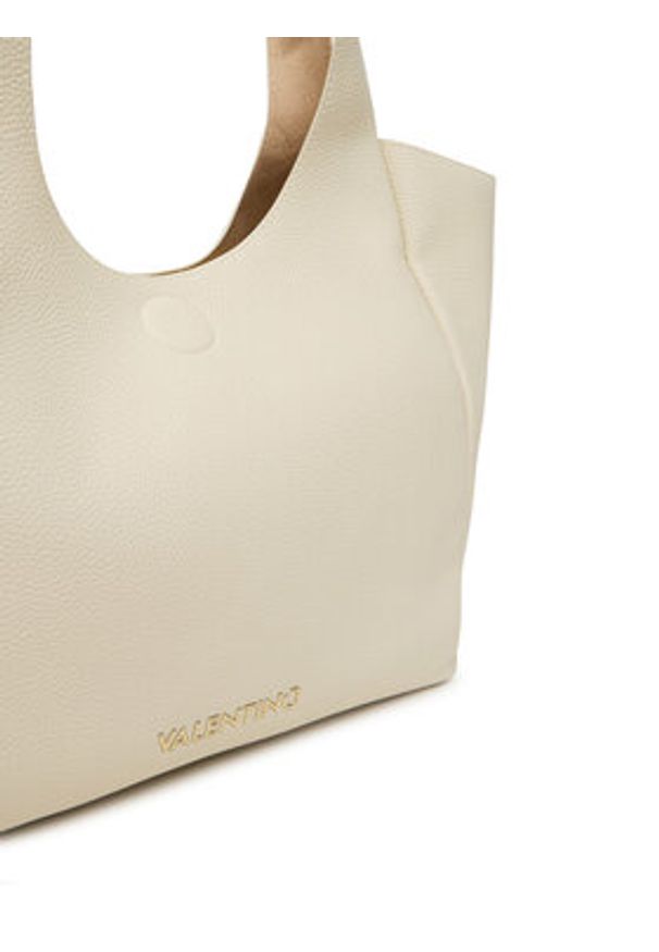 VALENTINO - Valentino Torebka Futura VBS9A801 Écru. Kolor: kremowy. Materiał: skórzane