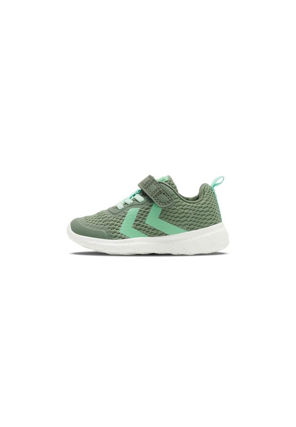 Sneakersy dla dzieci Hummel Actus Recycled. Okazja: na uczelnię. Kolor: szary. Materiał: syntetyk, nubuk, materiał. Sport: joga i pilates