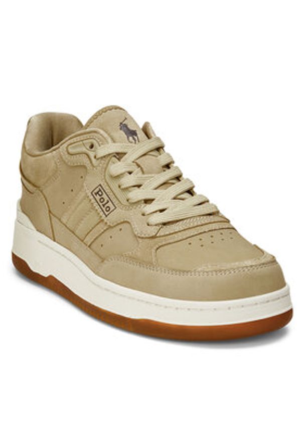 Polo Ralph Lauren Sneakersy Masters Sprt 809945255002 Beżowy. Kolor: beżowy. Materiał: skóra