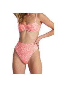 Dół od bikini Billabong Lei Low Rev Rise dwustronne. Kolor: różowy. Materiał: poliester, elastan #1