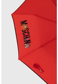 MOSCHINO - Moschino Parasol kolor czerwony. Kolor: czerwony #4