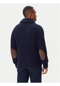 Polo Ralph Lauren Sweter 7,10978E+11 Granatowy Regular Fit. Typ kołnierza: polo. Kolor: niebieski. Materiał: wełna #4