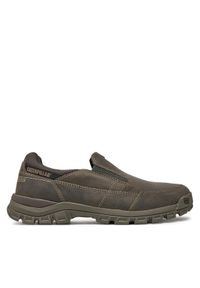 CAT Footwear Półbuty Threshold Slip On P726053 Brązowy. Zapięcie: bez zapięcia. Kolor: brązowy. Materiał: skóra