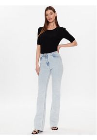 Trussardi Jeans - Trussardi Sweter 56M00583 Czarny Slim Fit. Kolor: czarny. Materiał: syntetyk