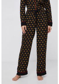 DKNY - Dkny Piżama YI2922486 damska kolor czarny. Kolor: czarny. Materiał: tkanina #3