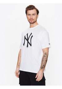 New Era T-Shirt Yankees Mlb League Essential 60332283 Bordowy Oversize. Kolor: czerwony. Materiał: bawełna #1