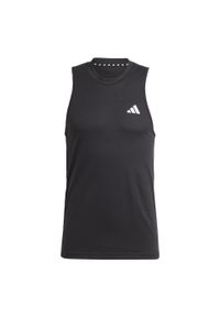 Adidas - Train Essentials Feelready Training Sleeveless Tee. Kolor: biały, wielokolorowy, czarny. Materiał: materiał. Długość rękawa: bez rękawów