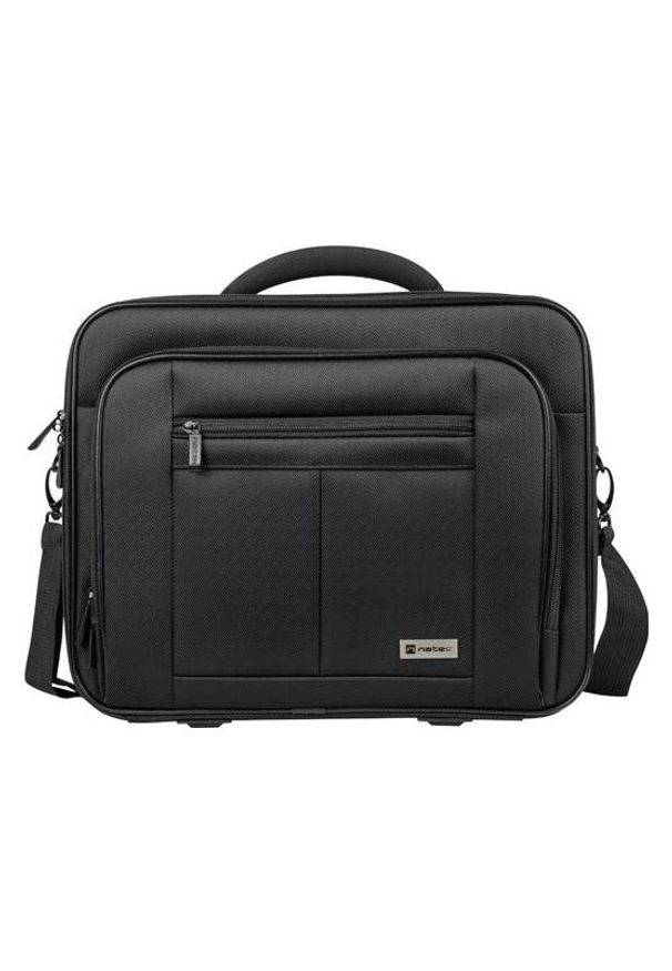 NATEC - Torba Natec Boxer 17.3'' czarny. Kolor: czarny. Materiał: nylon, materiał