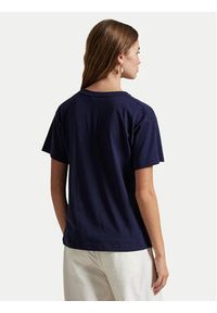 Polo Ralph Lauren T-Shirt 211959112001 Granatowy Straight Fit. Typ kołnierza: polo. Kolor: niebieski. Materiał: bawełna #5