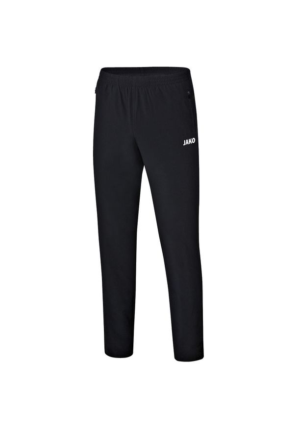 Damskie spodnie dresowe Jako polyester. Kolor: czarny, wielokolorowy, biały. Materiał: dresówka. Sport: piłka nożna