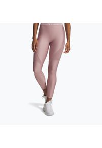 Legginsy Under Armour HeatGear Rib. Kolor: różowy. Sport: fitness #1