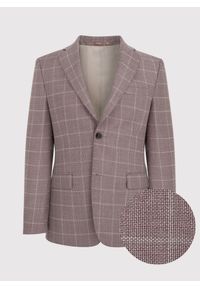 Pako Lorente - PAKO LORENTE – Różowa marynarka garniturowa P22SP-3G-019-W-S. Kolor: różowy. Materiał: wełna #10
