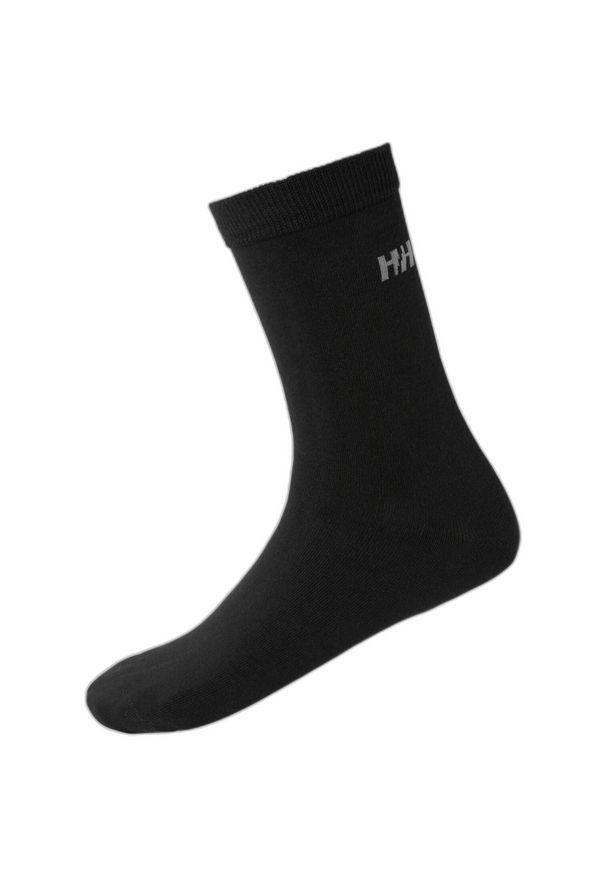 Zestaw 3 bawełnianych skarpet Helly Hansen everyday. Kolor: czarny. Materiał: bawełna