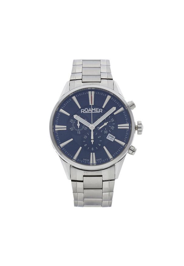 Roamer Zegarek Superior Chrono 508837 41 45 50 Srebrny. Kolor: srebrny
